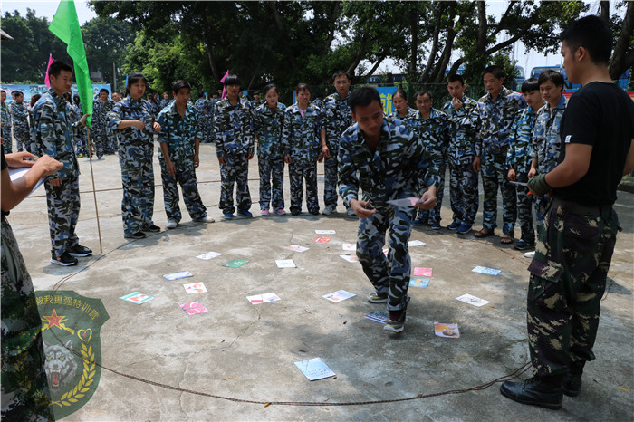 欧哲门窗公司213人到广州企业培训基地进行拓展培训